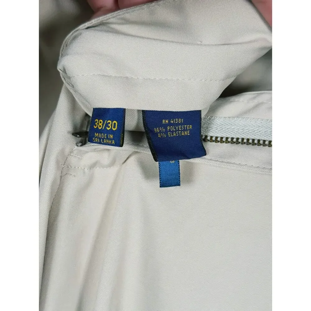 Polo Ralph Lauren Mens Performance Pants Size 38x30 Preppy Country Club Office
